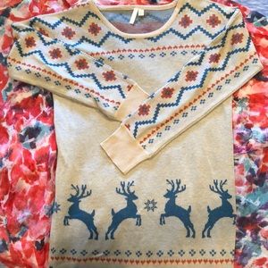 Small Holiday Maternity Sweater